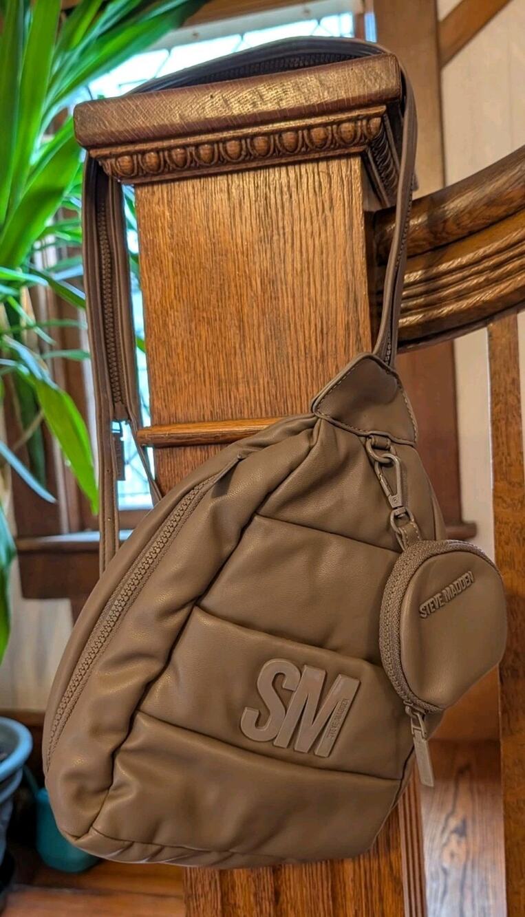 Steve Madden TaupeJuniper Bjayaa Convertible Sling Backpack Softest